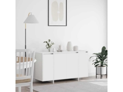 Vidaxl Buffet Branco 135 X 41 X 75 Cm Derivados De Madeira