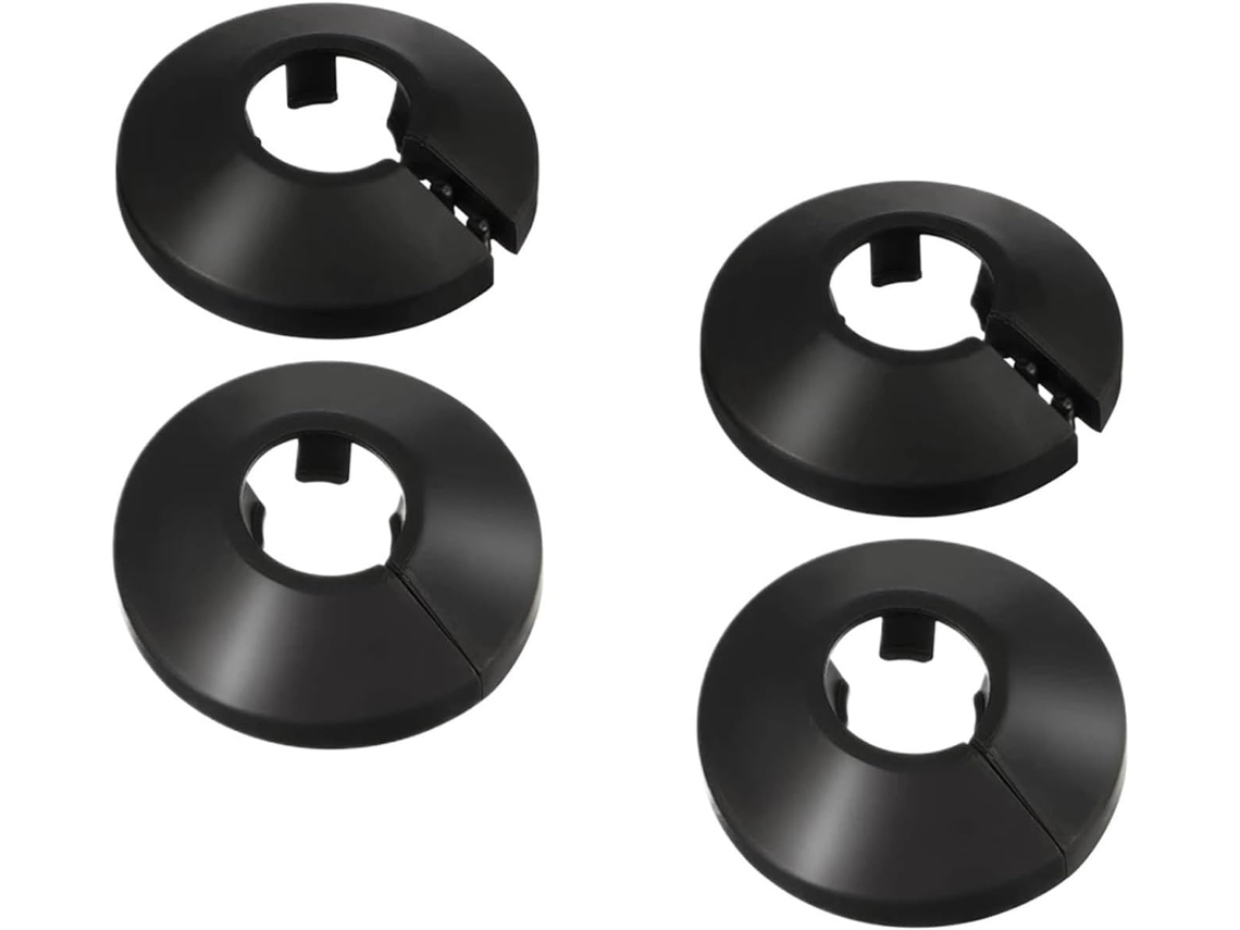 Conjunto De 20 Placas Cobertura Para Encanamento, 15mm, Colares Para Tubos De Radiador, Revestimento Cromado
