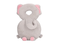 Mali mochila Proteção Cabeça Bebê Preenchimento Algodão Pp Cinto Ajustável Design Animal 30cm