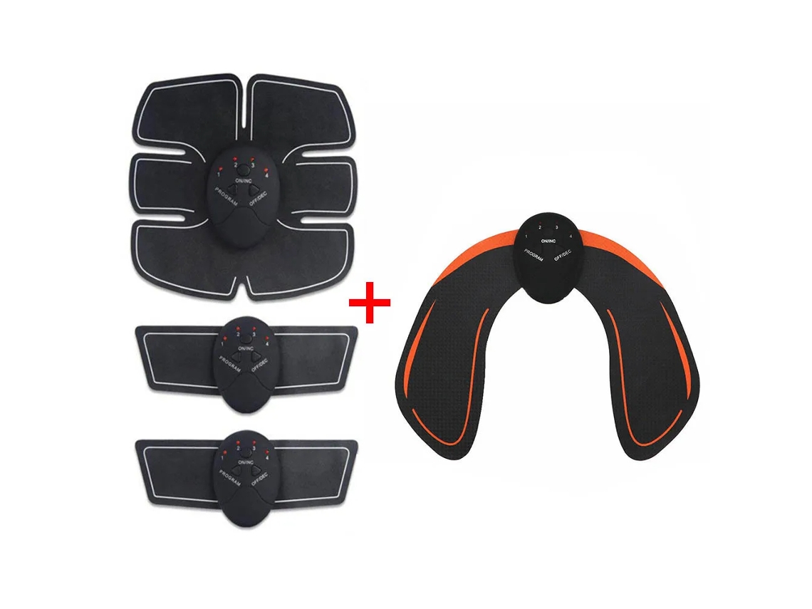 Estimulador Muscular Abdominal Ems, Treinador de Glúteos, Massageador para Modelagem Muscular em Casa MDUG (pacote 7)
