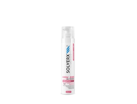 Creme Para O Rosto Solvrex Pele Sensível Fps50 50ml Proteção Ideal Para Peles Sensíveis E Com Vasos Sanguíneos
