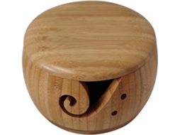 Lurelia Organizador Fios Madeira 15 X 8 Cm Para Tricô