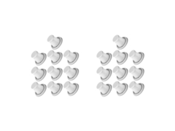 20 Pack Hepa Filter For Xiaomi Mijia Ssxcq01xy Handy Vacuum Cleaner Home Car Mini Wireless Washable Filter Spare Parts