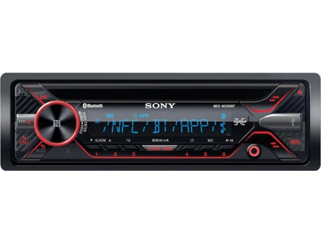 Autorrádio SONY MEX-N5200BT — Bluetooth | Entrada Aux | USB | 55 W x4