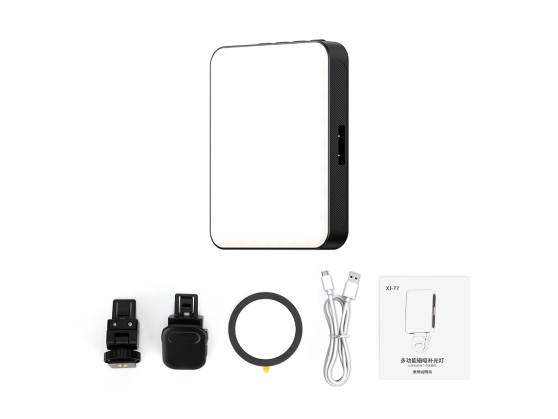 Luz Led Mini Para Vídeo, Luz De Conferência Com Clipe Para Laptop, Smartphone E Iphone