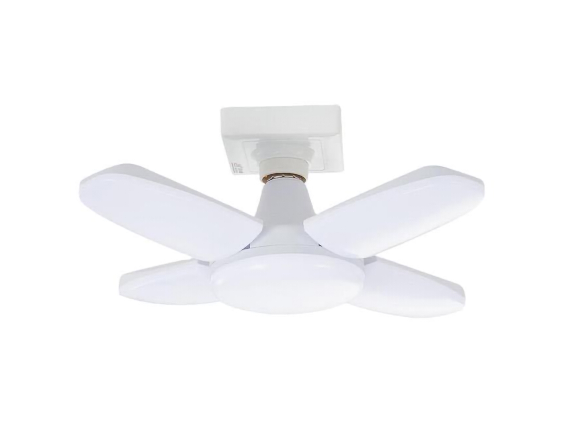Lâmpada de teto deformável LED para garagem, loja ou oficina, E27 6500k 60w, alta luminosidade LAXISCREED