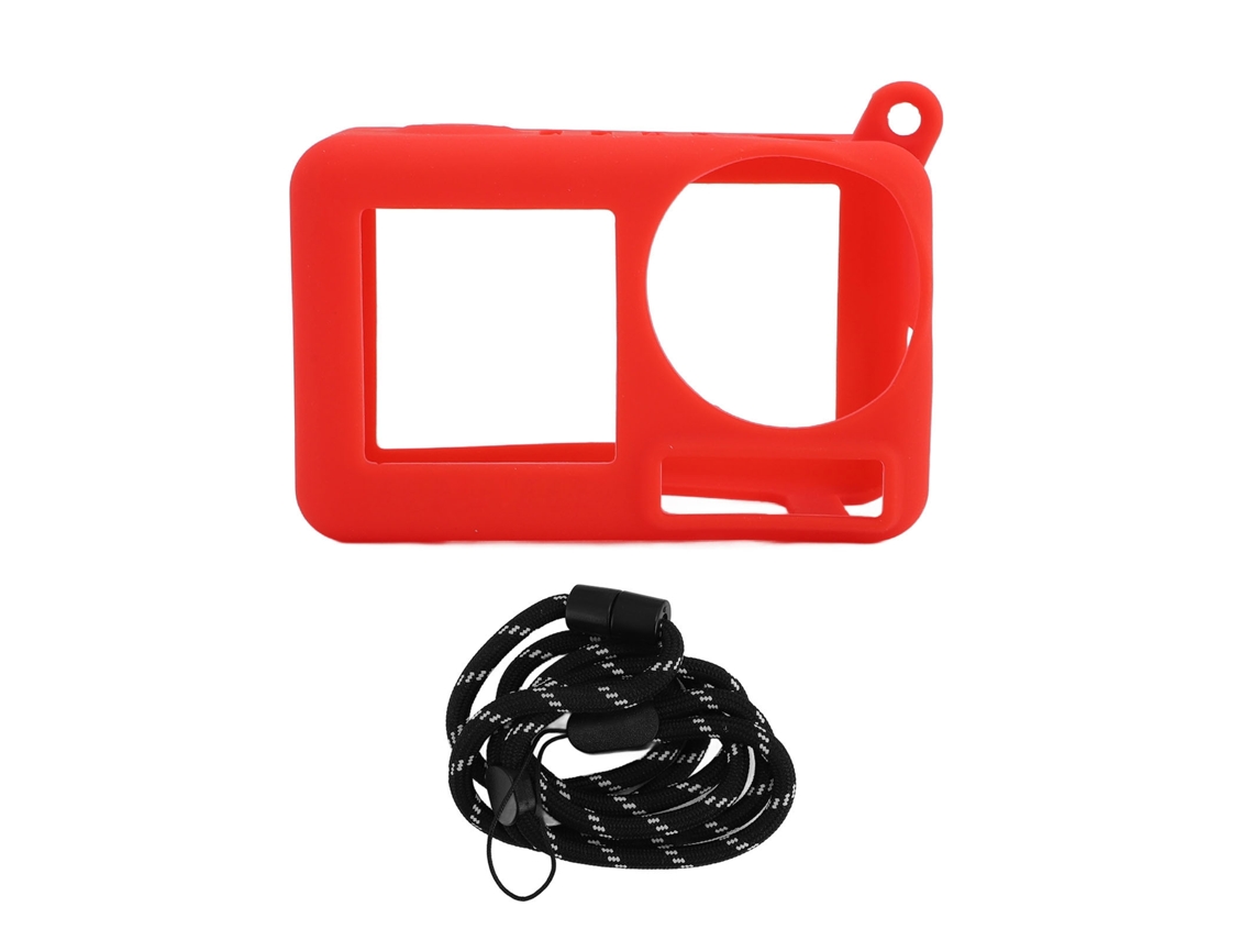Capa Protetora Para Câmera De Ação Com Cordão Anti Perda