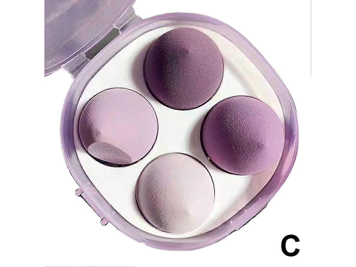 Conjunto De Esponjas De Maquiagem Beauty Egg Para Base E Base Com Caixa De Ovo Perfeita Everley891