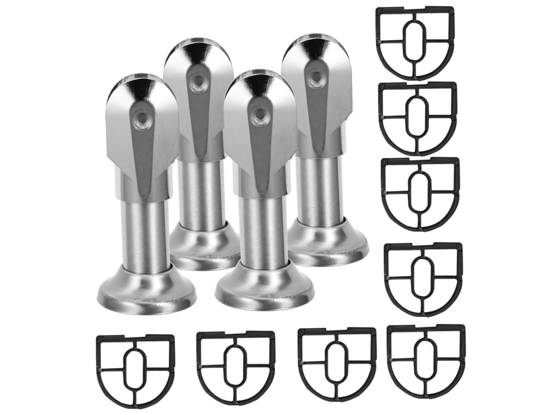 Suporte De Parede Popetpop Em Aço Inoxidável Para Divisória Banheiro, Resistente E Estável, Ideal Para Uso Público