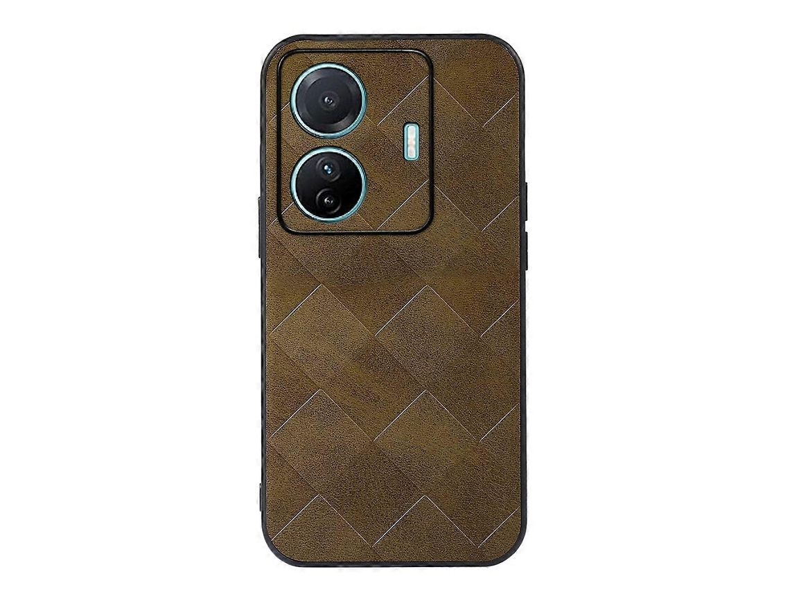 Capa De Celular Em Pu Xadrez Para Vivo S15e
