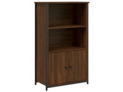 Aparador Alto Derivados de Madeira Carvalho Castanho MAISON EXCLUSIVE 62x32x103,5 cm