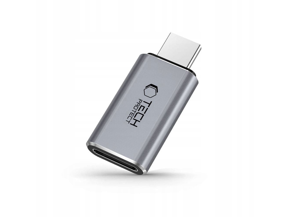 Adapter Przejściówka Usb c Iphone Lightning Szary TECH PROTECT