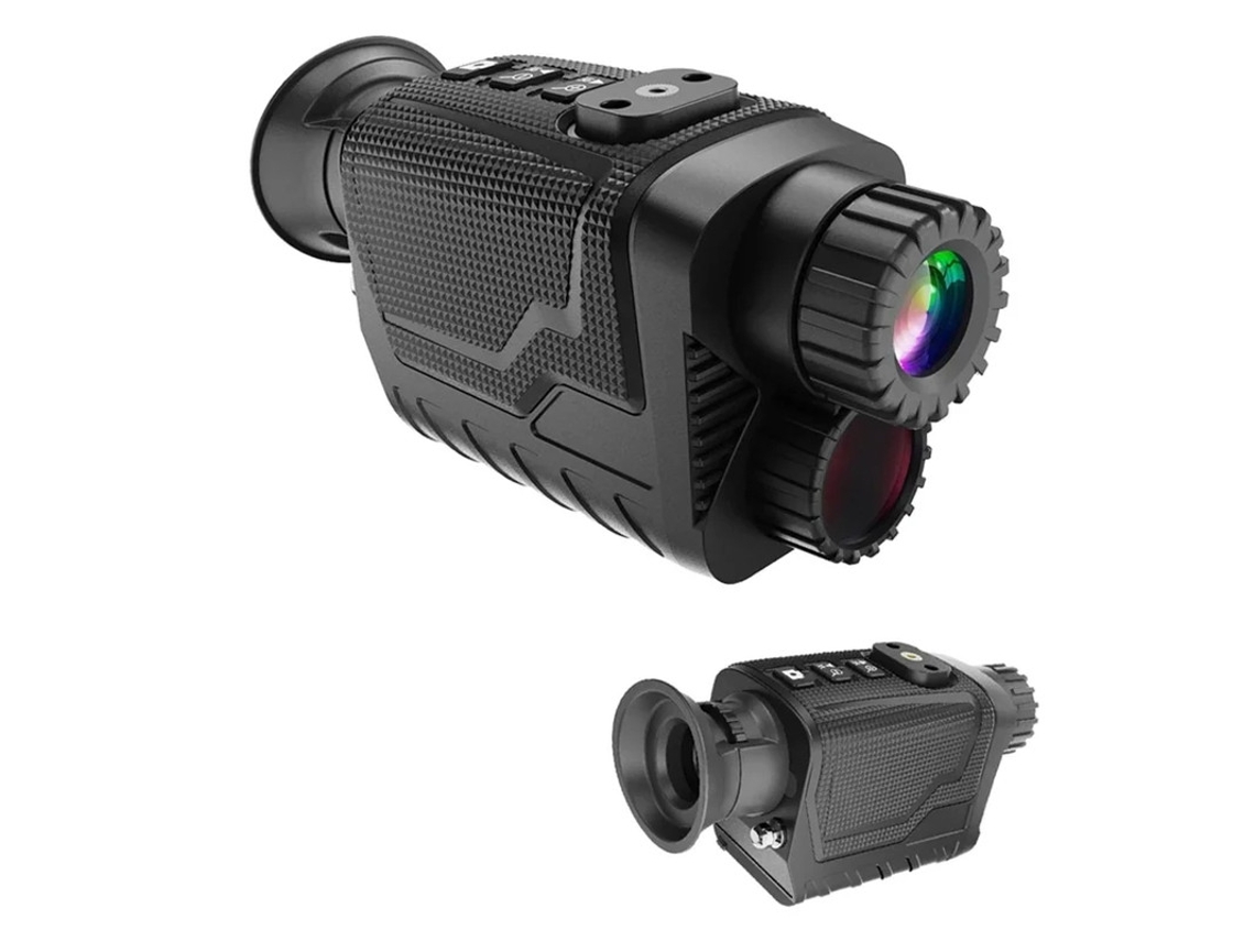 Visão Noturna Montada Na Cabeça Óculos De Visão Noturna E Monocular Para Adultos Zoom Digital 8x Infravermelho De 850 Nm Bateria Recarre Bestvite