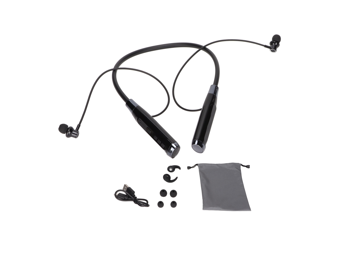 Fones com banda para pescoço, 100h de bateria, cancelamento de ruído EOOCOO