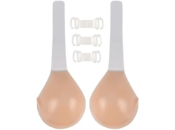 2026 sujetador de Silicona Teardrop com Três Fivelas Centrais, Aumento e Lifting Invisível para Decotes Baixos e Tops Halter