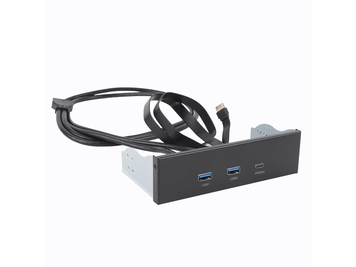 Painel Frontal Com Hub Usb 3.2 Gen 2 De 5,25 Polegadas, Unidade