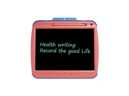 Tablet De Escrita À Mão Lcd Recarregável De 9 Polegadas Com Linhas Monocromáticas (rosa) E Prancheta Eletrônica Transparente.