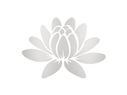 Laxiscreed Adesivo De Parede Espelho Acrílico Lotus Com Design Prateado Para Decoração Moderna