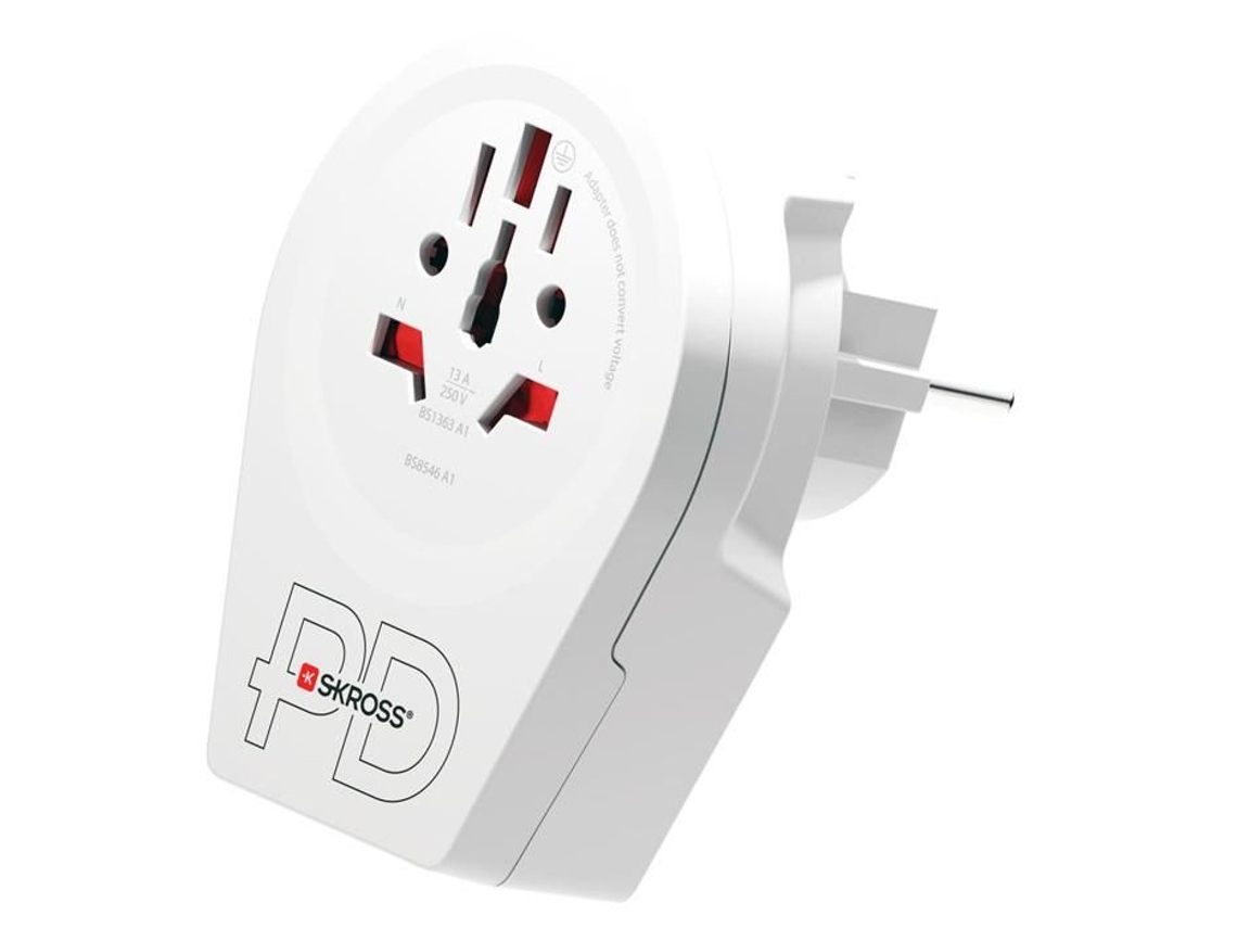 Adaptador de viagem USB ACPD UE de 20 W para todo o mundo