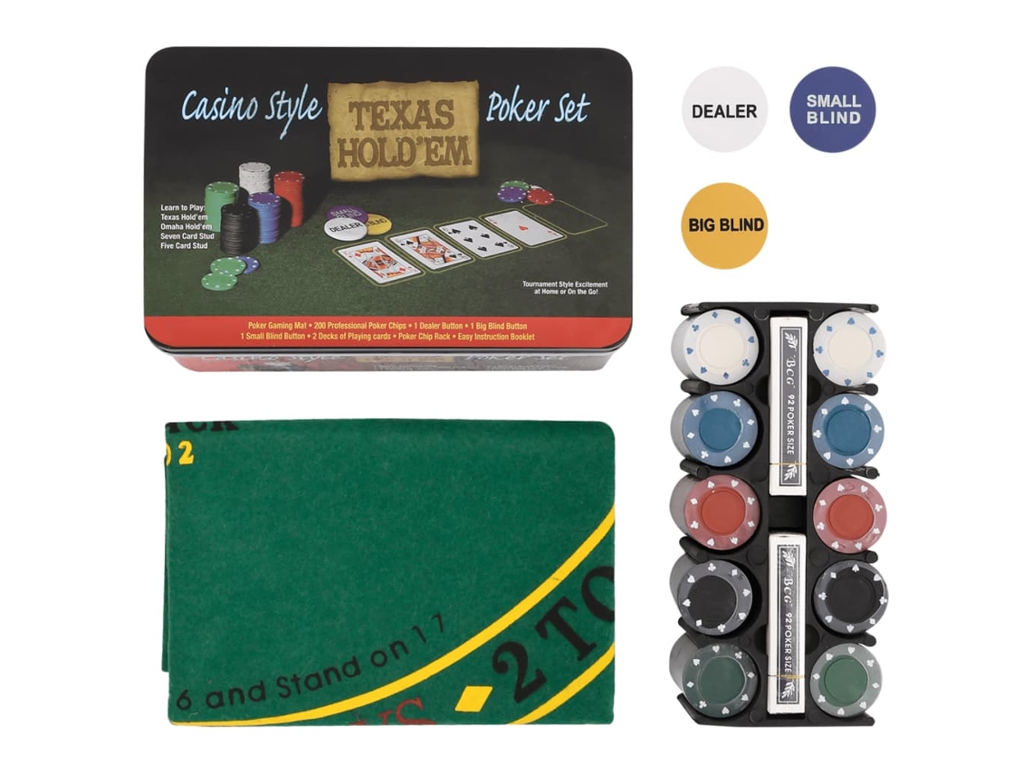 Poker Chip Set, Poker Chip Set Vidaxl