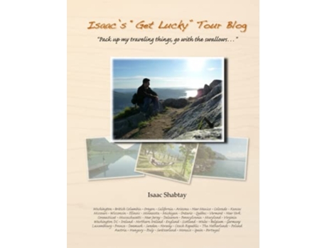 Livro Isaacs Get Lucky Tour Blog de Isaac Shabtay (Inglês)