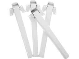 Conjunto De 4 Pés Mesa Dobráveis Em Metal Para, Laptop E Guarda Roupa Fácil Instalação Multifuncional