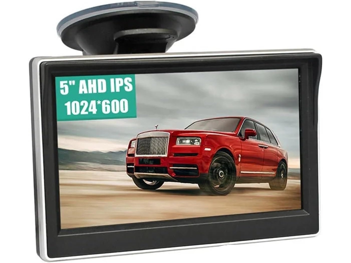 Monitor De Ré Para Carro De 5 Polegadas Com Ventosa E Suporte. (1024 X 600)
