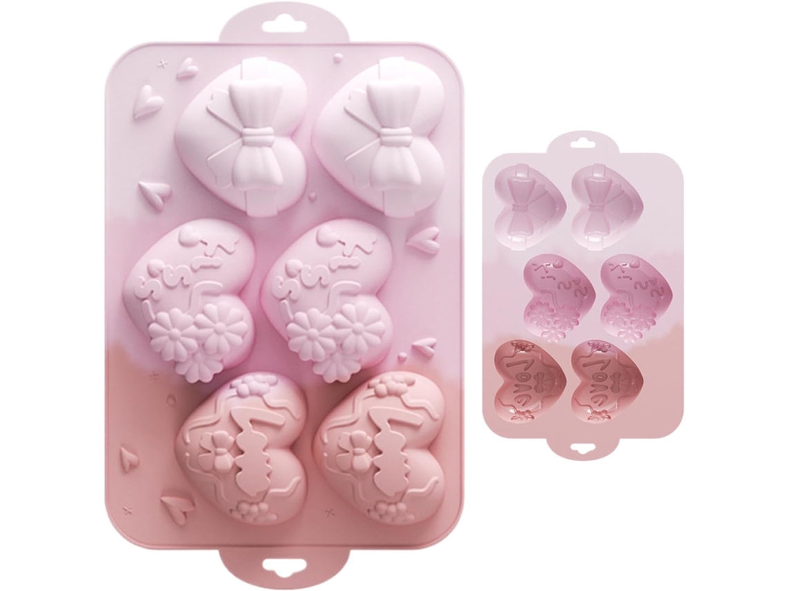 Molde De Silicone Em Formato De Coração Próprio Alimentos