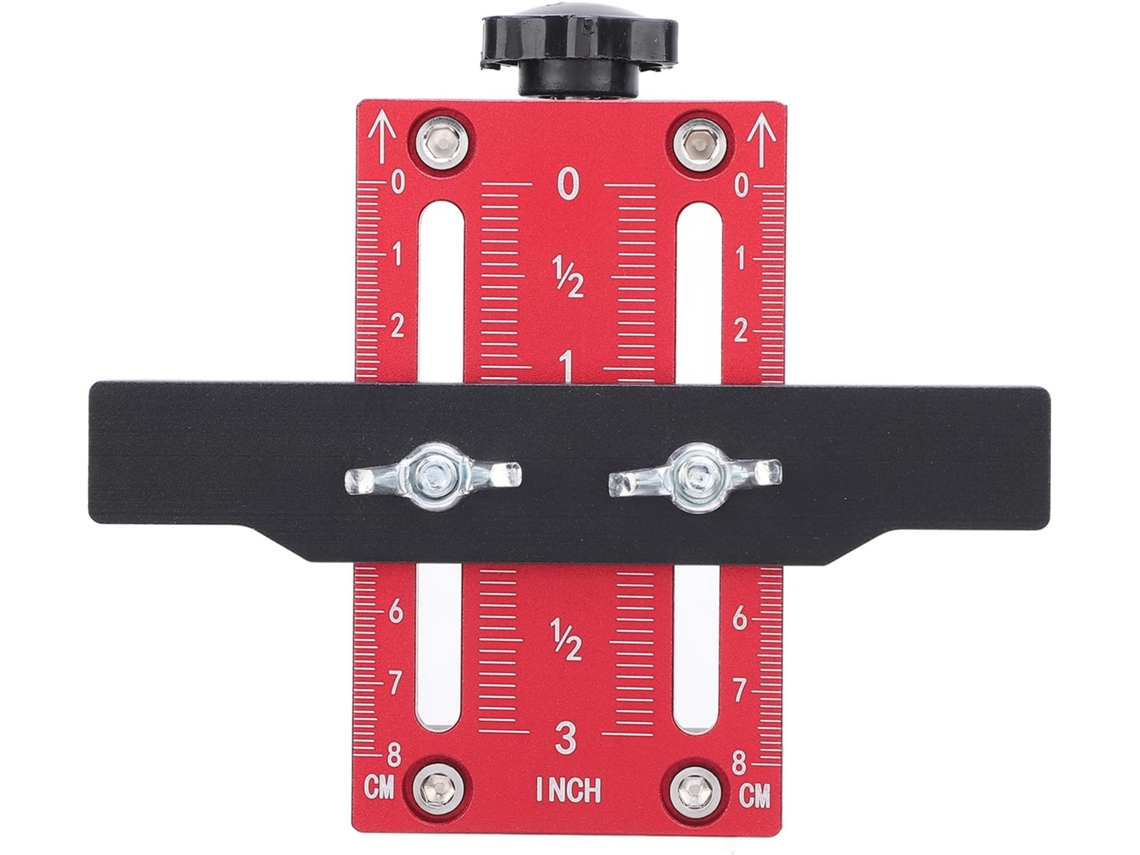 Posicionador De Porta Armário Com Altura Ajustável 60mm, Ferramenta De Alumínio Para Instalação Precisa Dobradiças E