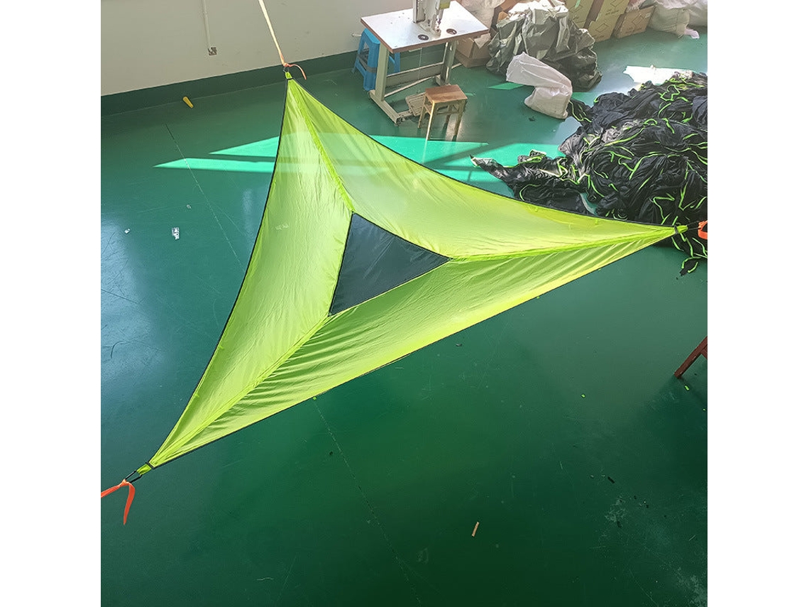 Rede De Acampamento Ao Ar Livre, Rede Triangular Para Várias Pessoas, Rede Dobrável Portátil De Malha Aquaforge