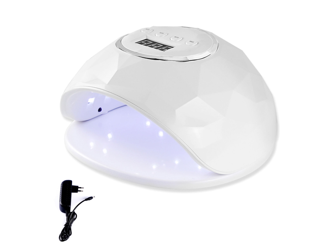 Lâmpada De Unhas Led Uv 86w Com 4 Ajustes De Tempo, Secador De Unhas Gel Por Indução