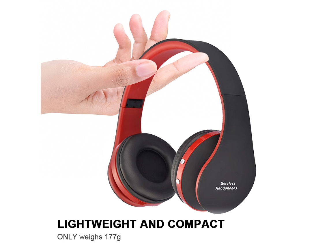 Auriculares Bluetooth con Cable y Inalámbricos, Supraaurales, Micrófono, para Deportes y Sonido Hifi | S/MARCA