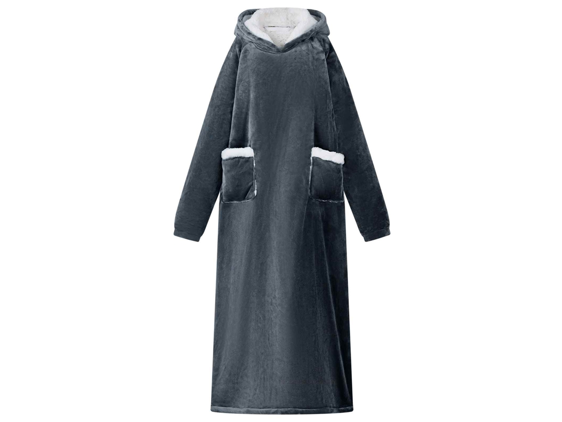 Vidaxl Sweatshirt Manta Azul Marinho M Fleece E Flanela