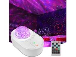 Luz Noturna Infantil, Projetor de Céu Estrelado em Led, com Luzes Coloridas e Bluetooth BRILVIBERA