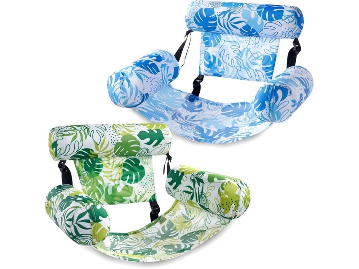 Boias Infláveis ​​para Piscina Para Adultos, Conjunto De 2 Cadeiras De Descanso Flutuantes, Brinquedos Infláveis ​​para Piscina Para Adultos, Cadeira
