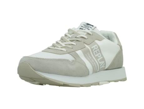 Sapatos De Homem Replay Tecido Branco (42)