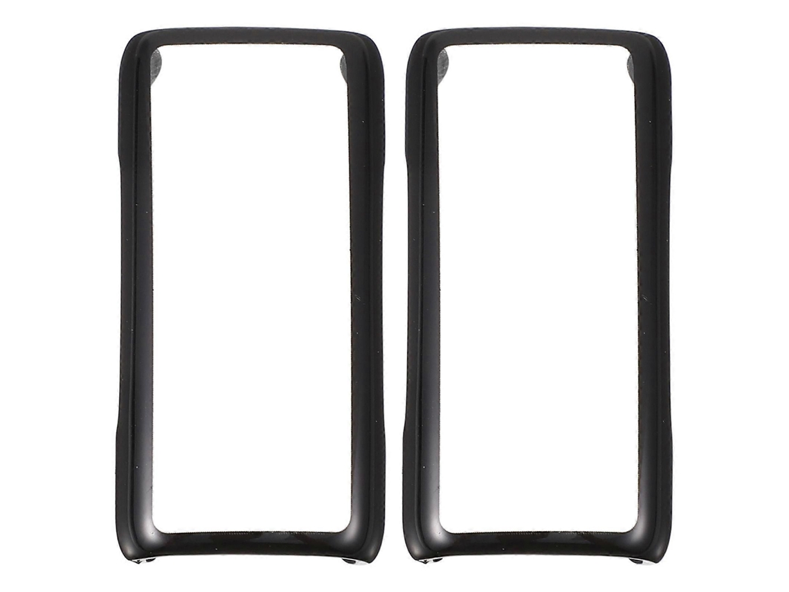 Capa Protetora Preta Para Pulseira De Smartwatch, Feita De Material Abs, 2 Unidades.