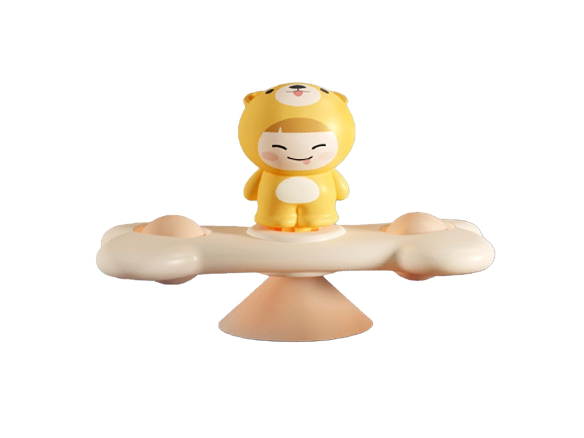Primerox brinquedo Giratório de Ventosa Sensorial Educativo Banho para Bebês 1 3 Anos Cachorro