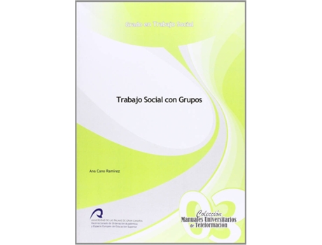 Livro Trabajo Social Con Grupos de Ana Cano Ramírez (Espanhol)