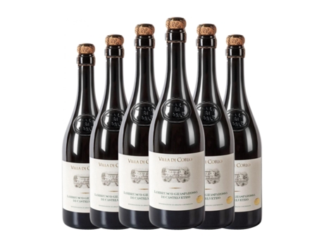 Espumante VILLA DI CORLO Tappo R Frizzante Lambrusco Grasparossa Seco Emilia Romagna (0.75 L - 6 Unidades)
