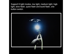 Lanterna Traseira Para Bicicleta Recarregável Via Usb Com 6 Modos De Luz Led Para Mtb E Bicicletas De Estrada