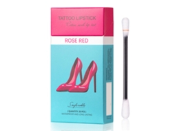 20 Pcs Cotonetes Labial Tinta Tatuaje Lápiz Labial Impermeable Duradero No Adhiere A Vasos Portátil Maquillaje Labial