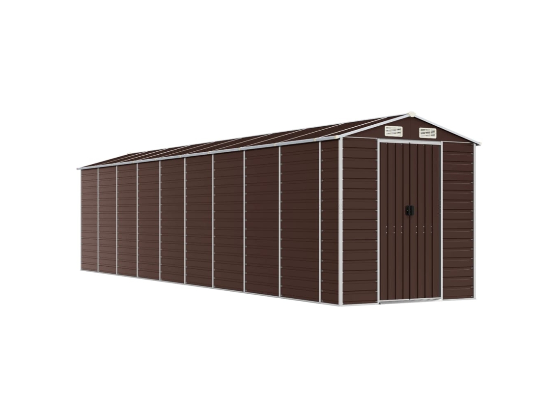 Garden Shed, Garden Sheds Vidaxl Marrom Aço (191 X 810 X 198 Cm)