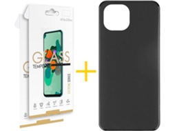 Capa e 2 Películas Apple iPhone 13 SKYHE Liso 6 Preto