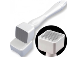 Microneedling Stamp 100 Pinos Ajustável 0 3mm,tratamento Facial e Crescimento Capilar Branco Branco HEXINYIGJLY