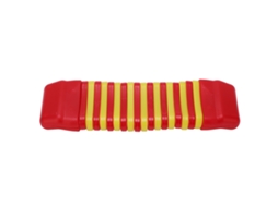 Mali instrumento de Percussão Orff Castanets Palmas de Madeira para Crianças Bebês Educação Infantil Vermelho