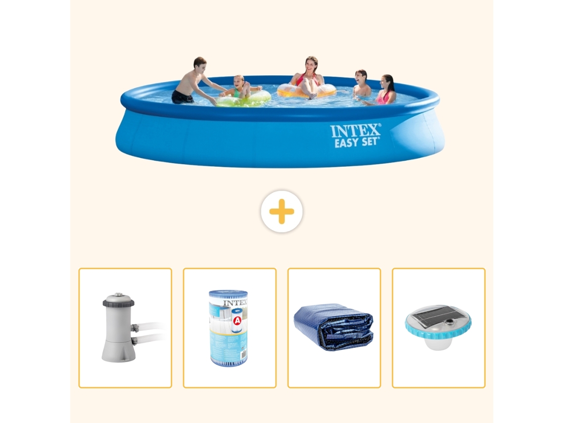 Intex Piscina Easy Set Redonda - 457x84 Cm - 5-peças S275