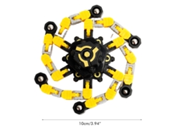 Primerox brinquedo Giratório Mecânico Deformável Anti estresse para Crianças e Adultos Abs 10cm
