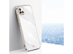 Capa De Celular De Tpu Galvanizada Com Borda Reta 6d Para Realme C20 Xinli