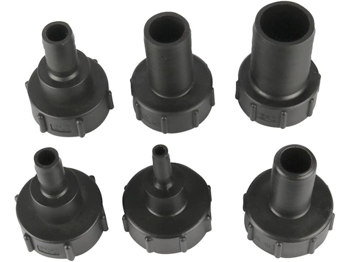 Conector Roscado para Ibc de 60 Mm, Adaptador Tanque 1/2" X 3/4", 2,5 Cm 3,2 3,8 5,1 Instalação em Jardins